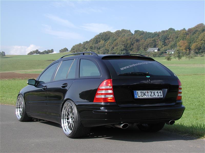 C 180 S 203 mit 19 Zoll BBS LeMans und Tieferlegung (2)