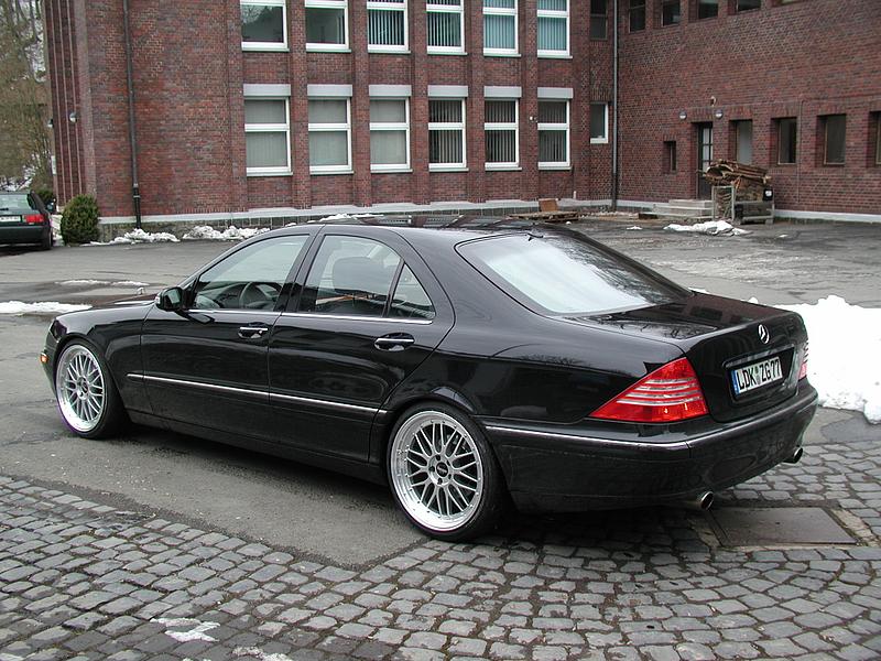 S 600BiTurbo W220 mit 20 Zoll BBS LeMans und tiefer